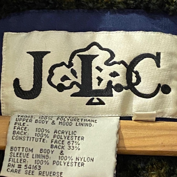 Vintage J.L.C Navy Blue Barn Coat - Picture 4 of 6